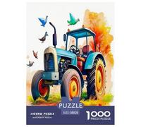 Tractores Puzzle Imposible,desafío for Adults Entretenimiento Creativo 1000 Piezas Obra De Arte De Juego De para Adultos Y Niños Mayores De 12 Años 38x26cm/1000pcs