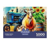 Tractores, Rompecabezas De 1000 Piezas, Pasatiempo Creativo Y Relajante, Decoración De Pared O Colección, Recomendado Desde 12 Años, 70x50cm/1000pcs