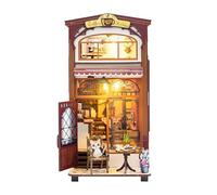 TRACYE Conjunto de Rincón de Libros Puzzle 3D Madera,Modelos Montar Juguetes Manualidades,Potenciar Creatividad,Regalos para Cumpleaños y Navidad