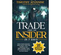 Trade Like an Insider in 7 Days: Master Market Internals, Smart Money, VWAP, and Liquidity to Spot High-Probability Trades and Consistently Win in the ... (The Professional Market Mastery Series)