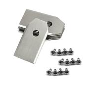 Trade-Shop 12 cuchillas de repuesto de acero 0,75 mm compatible con Husqvarna Automower 105 108 305 308 308X 310 315 315X 320 330X 420 430X / 35mm de longitud