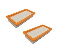 Trade-Shop - 2 filtros de aire planos compatibles con Kärcher WD 7.000 7.200 7.300 7.500 7.700 7.800 sustituye a 6.414-971.0