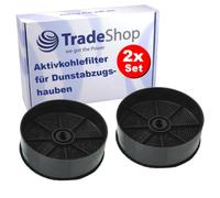 Trade-Shop - 2 filtros de carbón activo compatibles con Faber ILMA Touch X A120, FLEXA 1M 33C H S LLED, INKA Smart 560 HCS LG A52 campana extractora