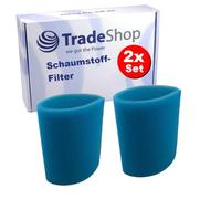 Trade-Shop - 2 filtros de espuma para aspiradora Aldi FIF GBX 32, GNX 32, Genio, GN32, GN32, GNX22, Nilo