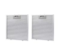 Trade-Shop - 2 filtros de grasa metálicos compatibles con Whirlpool AKR952IX AKR953AL AKR953IX AKR956AL AKR956IX AKR956NB AKR956WH AKR957IX AKR960IX AKR963AL