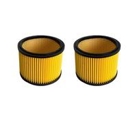 Trade-Shop 2 filtros redondos/filtros de pliegues/cartuchos de repuesto para Einhell TE-VC 2230 SA TE-VC 2340 SA TE-VC 2230 SAC TE-VC 2340 SAC