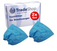 Trade-Shop - 2 filtros textiles compatibles con Kärcher WD4 V-20/5/22, WD6 P S V-30/6/22/T, KWD1, KWD2, KWD3, KWD4, Masko 1800W 30L, K 606 DW