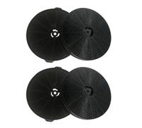 Trade-Shop - 4 filtros de carbón activo compatibles con Respekta CH 3100 GIS A, CH 11090 IXC, CH 24060 SAM, CH 24060 WAM, CH24060WAM, CH24080WM, CH 24090 SAM