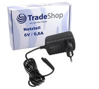 Trade-Shop 6 V 600 mA Fuente de alimentación/cargador/cable de carga 140 cm de repuesto para Braun 5683 5685 5690 5751 5752 5753 5755 5756 5757 / afeitadora eléctrica