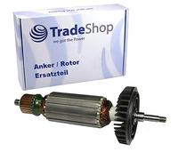 Trade-Shop Ancla/rotor/motor de repuesto/corredor/colector/paquete de polos con ventilador reemplazado Makita amoladora angular 9558NBPB 9558HNR 9558HN 9558PB