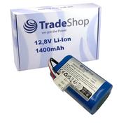 Trade-Shop Batería de ion de litio 12,8 V/1400 mAh compatible con Severin RB7000 Serie, 7025000, Chill RB7022, RB7025, RB7720 / pieza de repuesto para robot aspirador