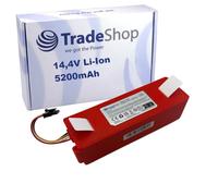 Trade-Shop Batería de ion de litio 14,4 V/5,2 Ah compatible con Xiaomi Mova S10 Plus RLS42SD, Z10 Pro RLS5D, Mijia SDJQR02RR, Millet Sweeper, Dreame X30 Ultra