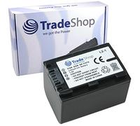 Trade-Shop Batería de iones de litio 3.7V compatible con Sony NP-FH-40 NP-FH-50 NP-FH-60 NP-FH-70 NP-FH-100 DCR-DVD92/E DCR-DVD103/E DCR-DVD105/E DCR-DVD106/E