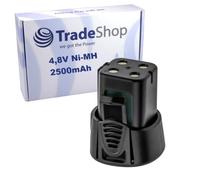 Trade-Shop Batería NI-MH 4,8 V/2500 mAh compatible con Dremel 7300-N/5, 7300-N/8, 7300-PT, 750-02, 7300, 750, MiniMite 750-02 sustituye a 755-01, 5000755-01