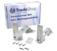 Trade-Shop Bisagra superior inferior compatible con Küppersbusch IKE 238-5, 239-4, 248-5, 318-5 2, IKE178-6, IKE198-0, IKE2380-1, IKE2480-1, IKE318-4-2T (2 unidades)