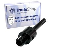 Trade-Shop Broca adaptador con agujero SDS-Plus a rosca M16 para brocas de diamante, pieza de repuesto