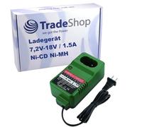 Trade-Shop Cargador de batería 7,2 V-18 V NI-MH NI-Cd compatible con Makita 8280DWE, 8281DWAE, 8281DWE, 8391DWPE, 8414D, 8414DWAE, 8414DWDE3, 9135A