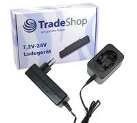 Trade-Shop Cargador de batería (7,2 V-24 V) compatible con Bosch PLI 14, PSB 14,4 V-i, Angle Exact 17, 22, 23, 29, 30, 40, 50, 60, 75