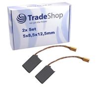 Trade-Shop - Escobillas de carbón para motor (2 unidades, 5 x 8,5 x 12,5 mm, compatibles con Festool WTS 150/7 E, RO 125 FEQ, PS 200 E Plus, RAS 115, RAS 115.04 E, WET 2 E)