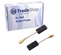 Trade-Shop - Escobillas de carbón para motor, 5 x 8 x 17 mm, compatibles con Bosch GGS27L GGWS27LC GSC2,8