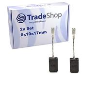 Trade-Shop - Escobillas de carbón para motor Bosch GWS 13-125 CIE (3 601 G9F 000, 3 601 G9F 030), GWS 13-125 CIEX (3 601 G9F 100)