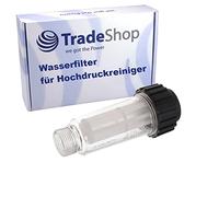 Trade-Shop - Filtro de agua (rosca de 3/4", compatible con Nilfisk P 160.2-15 X-tra, Premium 180 190 200, Core 125, Core 130 PowerControl, sustituye a 128500674)