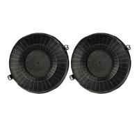 Trade-Shop - Filtro de carbón activo compatible con Elica VEGA ST BL A/60, NG 1K20 SL3V 2L, 208250604411, 208250604413, 208250604412, 208103704407