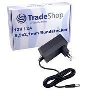 Trade-Shop Fuente de alimentación AC compatible con Brother P-Touch H500, P750W, DC 12V, 2.0A