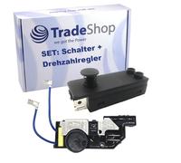 Trade-Shop Juego 2 en 1: interruptor + regulador de velocidad compatible con Bosch GSH 11 E, GBH 10 DC, GSH 10 C martillo perforador sustituye a 1617233026 1617200048