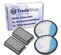 Trade-Shop - Juego de filtros HEPA compatible con Rowenta RO3786EA RO3798EA RO3799EA RO3923EA (filtro premotor + filtro de escape)