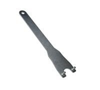 Trade-Shop - Llave de doble orificio para amoladora angular grande, distancia entre levas, 215 mm de longitud, 4,5 mm de diámetro