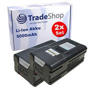 Trade-Shop - Lote de 2 baterías de ion de litio (80 V, 5000 mAh, compatible con Kobalt KHB 004B, KM 2180B-06, KSS 2580-06, KST 2580-06, KRC 30-06, KRC 80-06, KRC 0280-06, S-L500)