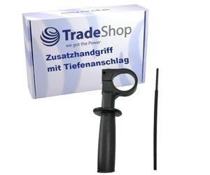 Trade-Shop Mango adicional con tope de profundidad compatible con taladro Bosch GSB13RE sustituye a 2 602 025 094 2602025094