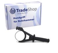 Trade-Shop Mango adicional/empuñadura/mango lateral para martillo perforador, taladro, lijadora/cuello ajustable de 75 mm - 87 mm de diámetro