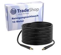 Trade-Shop Manguera de alta presión de 10 m compatible con Kärcher K2 K3 K4 K5 K6 K7 / con sistema de conexión rápida Click Quick Connect, accesorios de manguera de lavado a presión