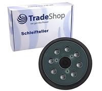 Trade-Shop - Plato de lijado con cierre autoadherente (125 mm, 8 orificios, para Makita DW 421K DW 423K DW 426K D 26453K D 26451 Hitachi SV 13YA SV 13YB