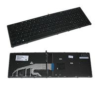 Trade-Shop Teclado original para ordenador portátil de repuesto alemán QWERTZ compatible con HP ZBook 15 17 G3/G4 sustituye a HP 848311-041 (retroiluminación, punto de acceso, marco)