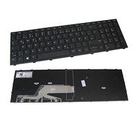 Trade-Shop Teclado original para portátil con marco negro QWERTZ alemán compatible con HP ProBook 450 455 470 G5 Serie sustituye NSK-XK0SQ 9Z.NEFSQ.00G (disposición de teclado alemán)