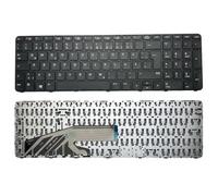 Trade-Shop - Teclado original para portátil (QWERTZ, compatible con HP Probook 450 G3, 455 G3, 470 G3, 650 G2, 655 G2, teclado alemán)