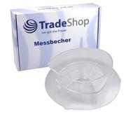 Trade-Shop Vaso medidor dosificador 100 ml compatible con Vorwerk Thermomix TM5, TM6 robot de cocina, transparente, apto para lavavajillas