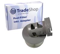 Trade-Shop Whirlpool - Cartucho de filtro con adaptador, junta de sellado compatible con MSpa Luxury Exotic Jet j-213, Super Camaro b-150