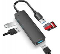 Tradebit - Branch Hub USB 3.0 I 1x USB 3.0 I 2X USB 2.0 -Port I 1x Micro SD I Hecho de aluminio de alta calidad I Dimensiones compactas I Funciona con todos los ordenadores portátiles y ordenadores