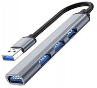 Tradebit - Hub USB Adapter 4X USB 3.0 Port Replicator Branche