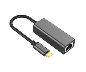 Tradebit - Hub USB-C I Adaptador I LAN Ethernet RJ45 I Gigabit I 1000 Mbps / 1 Gbps I Compatible con portátil y PC
