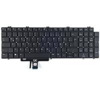 tradebit - Teclado para Dell | Español DE QWERTZ | Compatibilidad total | Materiales de alta calidad | Modelos: Latitude 5520 5521 Precision 3560 3561