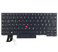 tradebit - Teclado para Lenovo ThinkPad | alemán DE QWERTZ | Compatibilidad total | Materiales de alta calidad | Iluminación LED Backlight | Modelos: T480s T490 T495 L490