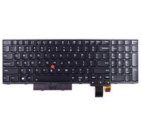 Tradebit - Teclado para Lenovo Thinkpad T570 T580 LED QWERTY US