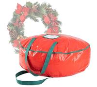 Trademark Global Bolsa de Almacenamiento de Corona, Rojo, 24" Diameter and 7" Wide