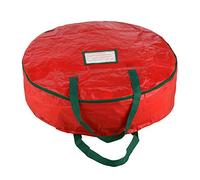 Trademark Global Bolsa de Almacenamiento de Corona, Rojo, 24" Diameter and 7" Wide