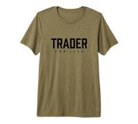 Trader For Life Invirtiendo Diseño del Mercado de valores Camiseta Premium